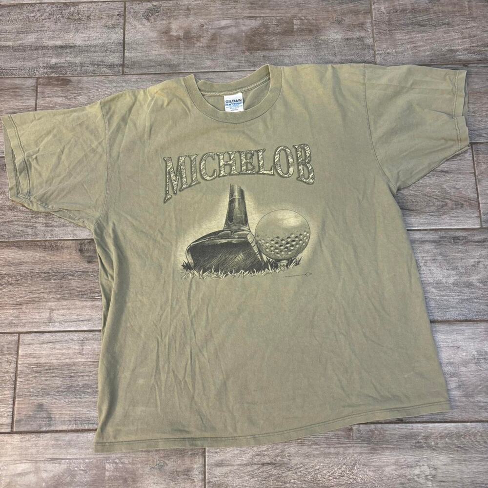 Vintage 1996 Michelob golf shirt XXL